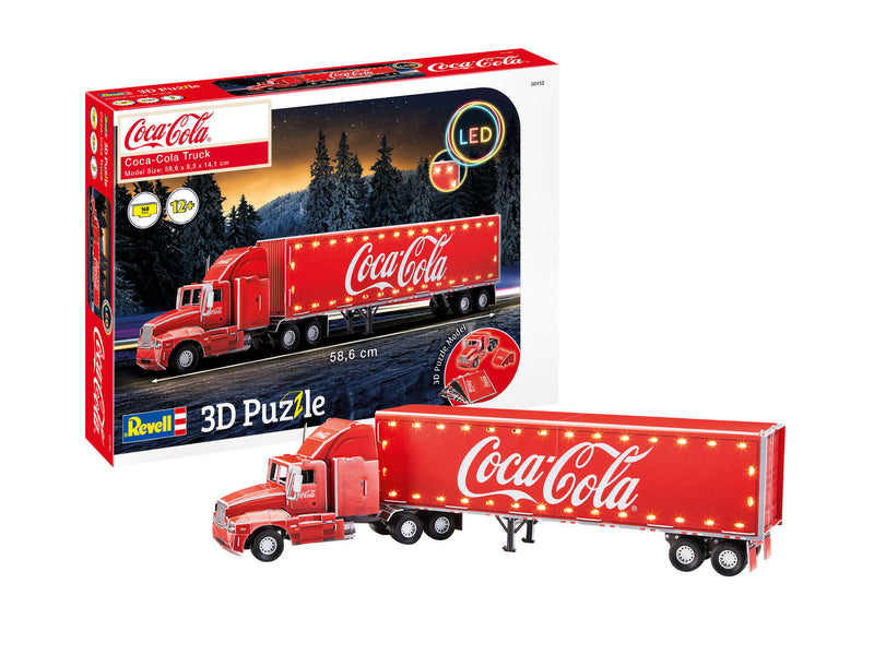 Coca-Cola Truck  3D Puzzle mit LED Beleuchtung