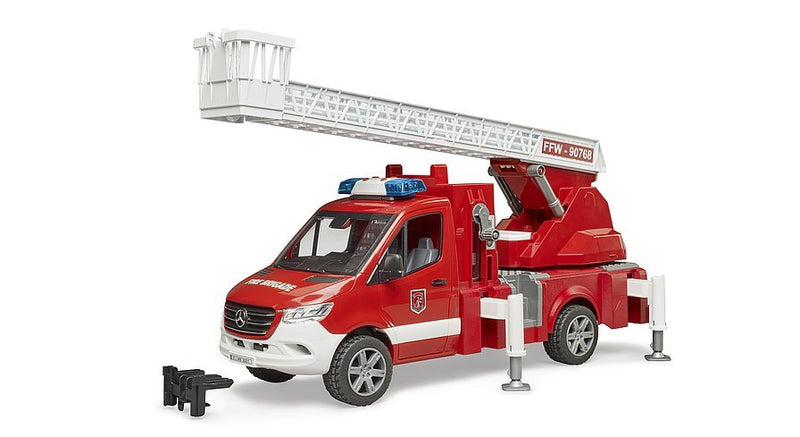 MB Sprinter Feuerwehr mit Drehleiter, Pumpe und L+S Modul