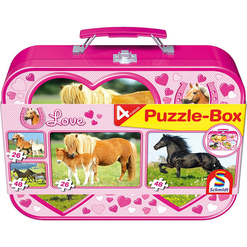 Pferde -  Puzzle-Box