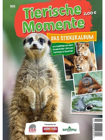 Osnabrücker Zoo Tierische Mom Zehn Stickerpacks + 1 Stickeralbum