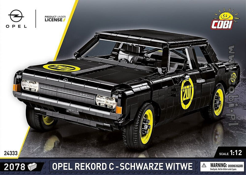 Opel Record C, schwarz, 1:12