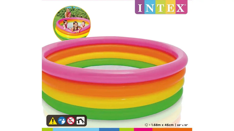 INTEX 4-Ring Pool Sunset 168x46 cm
