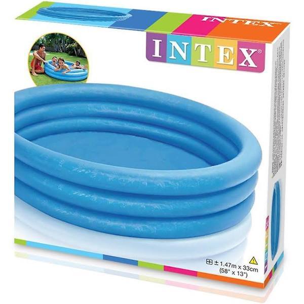 INTEX 3-Ring Pool 144x33cm Chrystal Blue