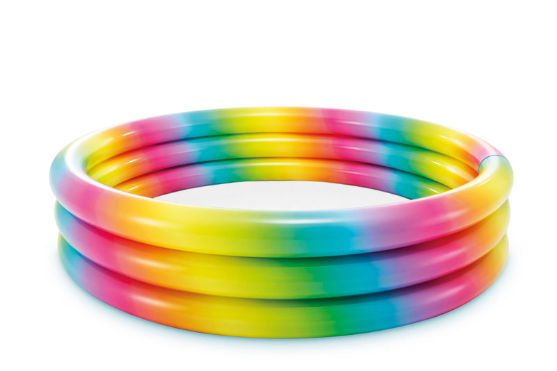 INTEX 3-Ring Pool Rainbow 147x33 cm
